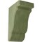 Ekena Millwork 3 1/2"W x 5"D x 7 1/2"H Bedford Wood Vintage Decor Bracket, Restoration Green BKTWD04X05X08BEGR - alternate 1